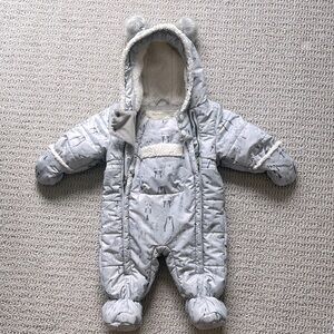 Deux par Deux snowsuit - 6 month - Grey - great condition!